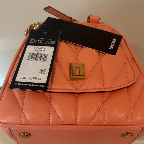 NWT Karl Lagerfeld Lafayette Satchel - Picture 7 of 7